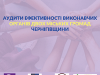Аудити ефективності виконавчих органів двох міських громад Чернігівщини