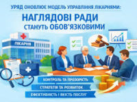 Уряд оновлює модель управління лікарнями: наглядові ради стануть обов’язковими в медзакладах